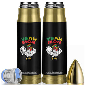 Jamaica Chicken Bullet Tumbler Yeah Mon Jamaican Rastacap TS11 Black Print Your Wear