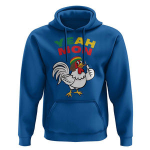 Jamaica Chicken Hoodie Yeah Mon Jamaican Rastacap TS11 Royal Blue Print Your Wear