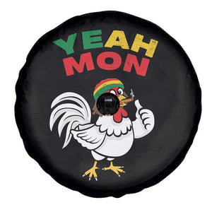Jamaica Chicken Spare Tire Cover Yeah Mon Jamaican Rastacap TS11 Print Your Wear