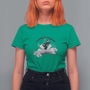 Funny Book Lover T Shirt For Women Reading Is Magical Black Magic TS11 Irish Green Print Your Wear