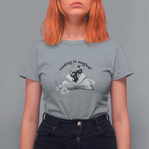 Funny Book Lover T Shirt For Women Reading Is Magical Black Magic TS11 Sport Gray Print Your Wear