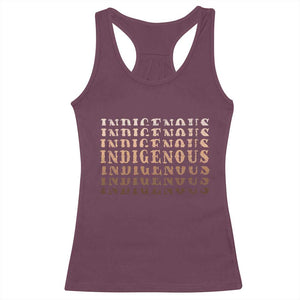 Native American Heritage Indigenous Peoples Heritage Racerback Tank Top TS11 Maroon Print Your Wear