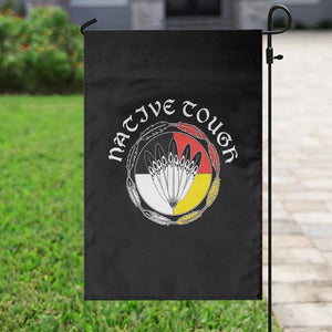 Native Tough Garden Flag Indian American Medicine Wheel Feathers TS11 Print Your Wear