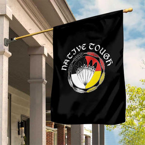 Native Tough Garden Flag Indian American Medicine Wheel Feathers TS11 Print Your Wear