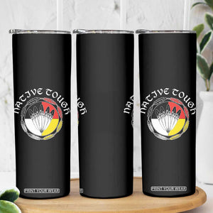 Native Tough Skinny Tumbler Indian American Medicine Wheel Feathers TS11 Print Your Wear