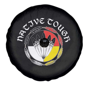 Native Tough Spare Tire Cover Indian American Medicine Wheel Feathers TS11 Print Your Wear