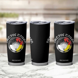 Native Tough Tumbler Cup Indian American Medicine Wheel Feathers TS11 Print Your Wear