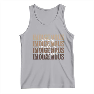 Proud Native American Indigenous Strong Resilient Beautiful Tank Top TS11 Athletic Heather Print Your Wear