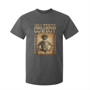 Nez Perce Cowboy Jackson Sundown T Shirt For Kid Native American Cowboy Western Country TS11 Dark Heather Print Your Wear