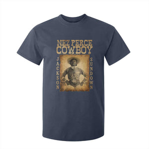 Nez Perce Cowboy Jackson Sundown T Shirt For Kid Native American Cowboy Western Country TS11 Navy Print Your Wear