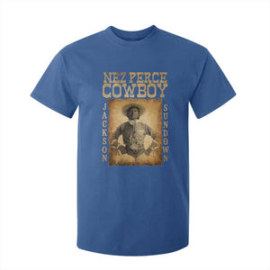 Nez Perce Cowboy Jackson Sundown T Shirt For Kid Native American Cowboy Western Country TS11 Royal Blue Print Your Wear