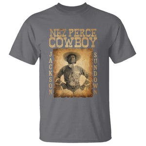 Nez Perce Cowboy Jackson Sundown T Shirt Native American Cowboy Western Country TS11 Charcoal Print Your Wear