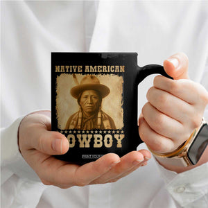 Native American Cowboy Coffee Mug Vintage Western Country Portrait TS11 Print Your Wear