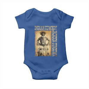Jackson Sundown Baby Onesie Native American Cowboy Vintage Western TS11 Royal Blue Print Your Wear