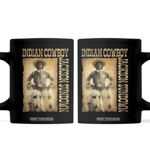 Jackson Sundown Coffee Mug Native American Cowboy Vintage Western TS11 Black Print Your Wear
