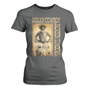 Jackson Sundown T Shirt For Women Native American Cowboy Vintage Western TS11 Dark Heather Print Your Wear