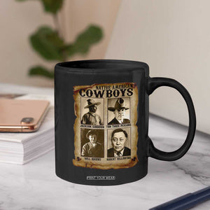 Native American Cowboy Legends Coffee Mug Vintage Western Rodeo TS11 Print Your Wear