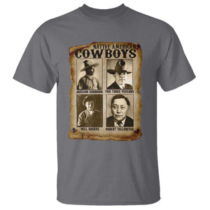 Native American Cowboy Legends T Shirt Vintage Western Rodeo TS11 Charcoal Print Your Wear