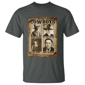 Native American Cowboy Legends T Shirt Vintage Western Rodeo TS11 Dark Heather Print Your Wear