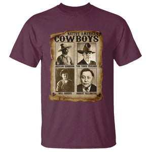 Native American Cowboy Legends T Shirt Vintage Western Rodeo TS11 Maroon Print Your Wear
