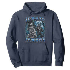 I Goon to Femboys Funny Edging Alpha Wolf Hoodie Stupid Brainrot Meme