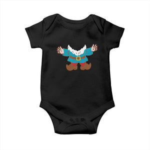 Funny Halloween Baby Onesie Garden Gnome Body Costume Beard TS11 Black Print Your Wear