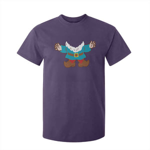 Funny Halloween T Shirt For Kid Garden Gnome Body Costume Beard TS11 Purple Print Your Wear
