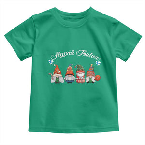 Hyvaa Joulua Baby Shirt Finland Christmas Gnome Korsns Sweater TS11 Irish Green Print Your Wear