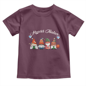 Hyvaa Joulua Baby Shirt Finland Christmas Gnome Korsns Sweater TS11 Maroon Print Your Wear