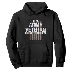 Patriotic Veterans Hoodie U.S Army Veteran Defender Of Freedom TS11 Black Print Your Wear