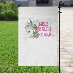 Christmas In Hawaii Garden Flag Mele Kalikimaka Hula Girls Palm Tree TS11 Print Your Wear