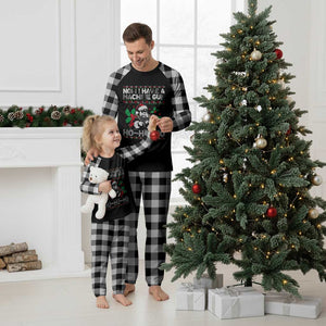 Funny Christmas 80's Die Movie Plaid Pajama Set Now I Have A Machine Gun Ho Ho Ho Gun Lover TS11 White Plaid Print Your Wear