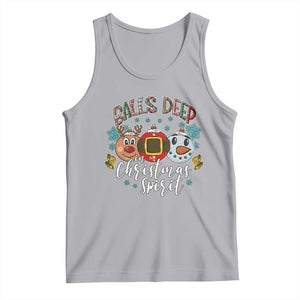 Funny Balls Deep In Christmas Spirit Tank Top Xmas Humorous Festive TS11 Athletic Heather Print Your Wear