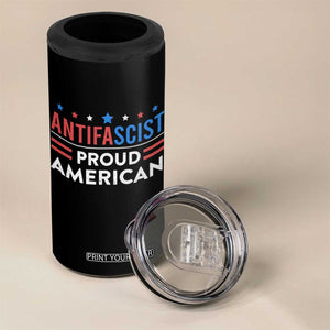 Antifascist Proud American 4 in 1 Can Cooler Tumbler Fight Fascism Protest Human Rights TS11 Print Your Wear