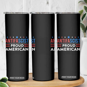 Antifascist Proud American Skinny Tumbler Fight Fascism Protest Human Rights TS11 Print Your Wear