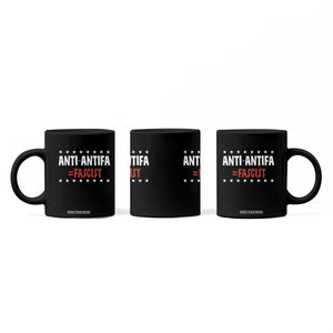 Fight Fascism Protest Anti Fascism Coffee Mug Vintage Stars And Stripes TS11 Print Your Wear