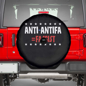 Fight Fascism Protest Anti Fascism Spare Tire Cover Vintage Stars And Stripes TS11 Black Print Your Wear