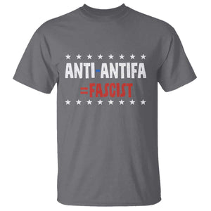 Fight Fascism Protest Anti Fascism T Shirt Vintage Stars And Stripes TS11 Charcoal Print Your Wear
