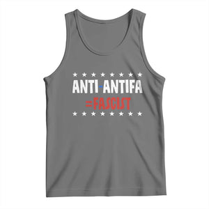 Fight Fascism Protest Anti Fascism Tank Top Vintage Stars And Stripes TS11 Black Heather Print Your Wear