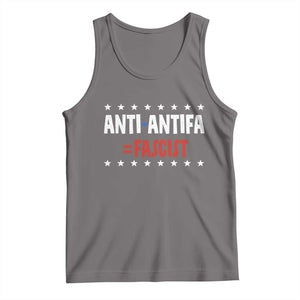 Fight Fascism Protest Anti Fascism Tank Top Vintage Stars And Stripes TS11 Deep Heather Print Your Wear