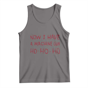 Now I Have A Machine Gun Tank Top Funny Xmas 90s Movie - Print Your Wear