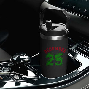 December 25 Christmas Sport Jersey Number Xmas Flip Straw Tumbler TS11 Print Your Wear