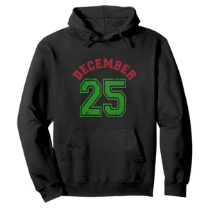 December 25 Christmas Sport Jersey Number Xmas Hoodie TS11 Black Print Your Wear