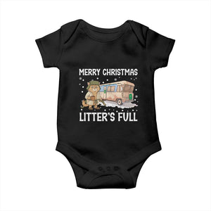 Funny Merry Christmas Litter's Full Cat Parody Baby Onesie Xmas Movie TS11 Black Print Your Wear