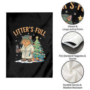 Funny Christmas Vacation Movie Litter's Full Cat Garden Flag Xmas Tree TS11 Print Your Wear