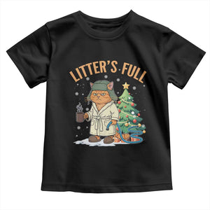 Funny Christmas Vacation Movie Litter's Full Cat Toddler T Shirt Xmas Tree TS11 Black Print Your Wear
