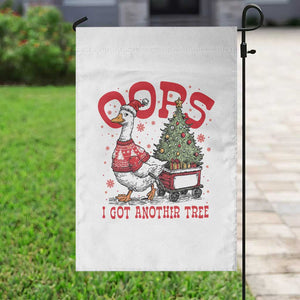 Funny Oops I Got Another Tree Funny Christmas Goose Garden Flag TS11 Print Your Wear