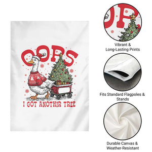 Funny Oops I Got Another Tree Funny Christmas Goose Garden Flag TS11 Print Your Wear