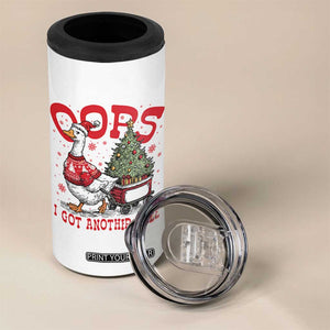 Funny Oops I Got Another Tree Funny Christmas Goose 4 in 1 Can Cooler Tumbler TS11 Print Your Wear