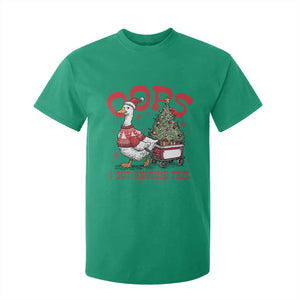 Funny Oops I Got Another Tree Funny Christmas Goose T Shirt For Kid TS11 Irish Green Print Your Wear